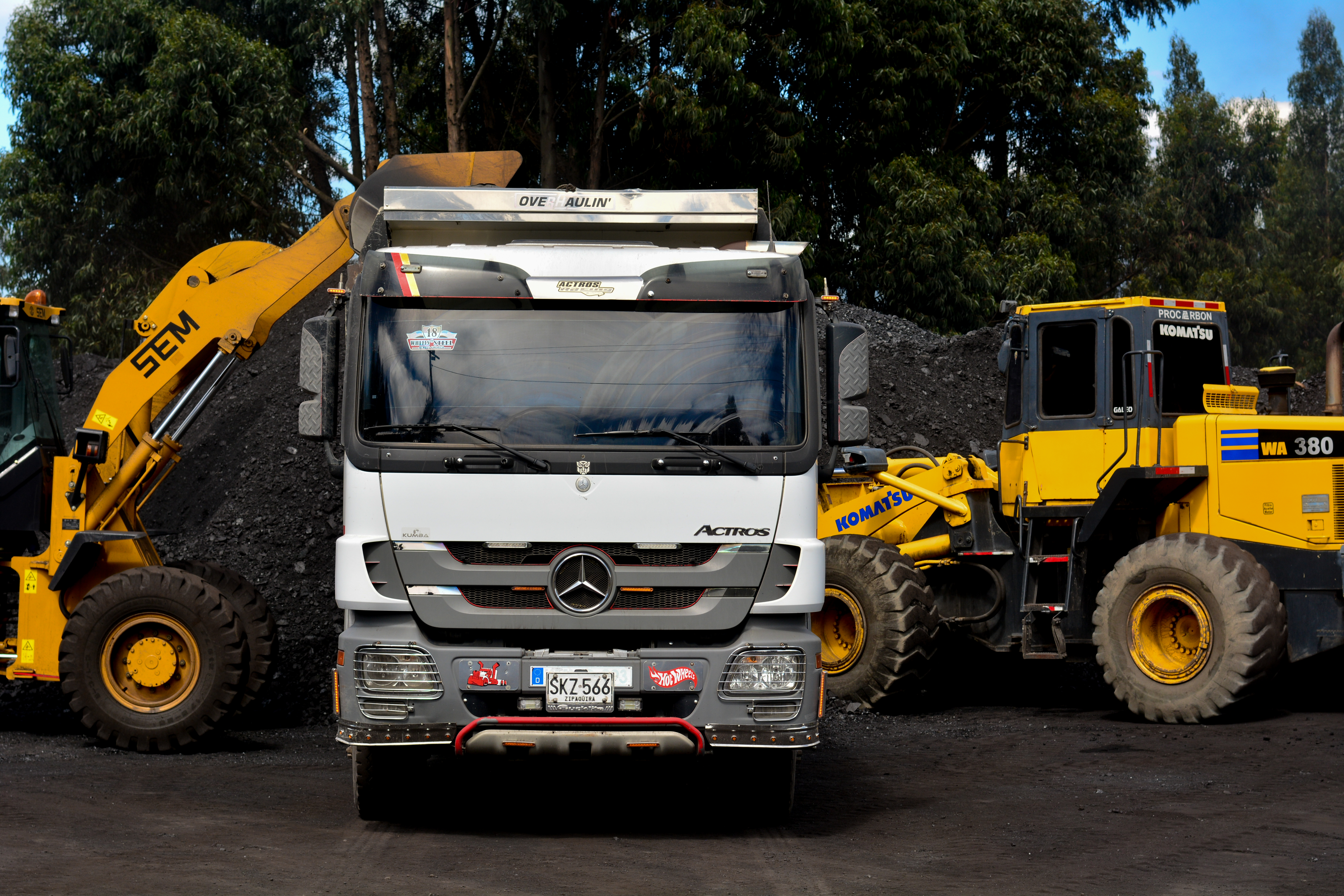 Transporte de carbón